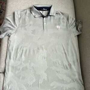Mens Ralph Lauren gray golf polo size large